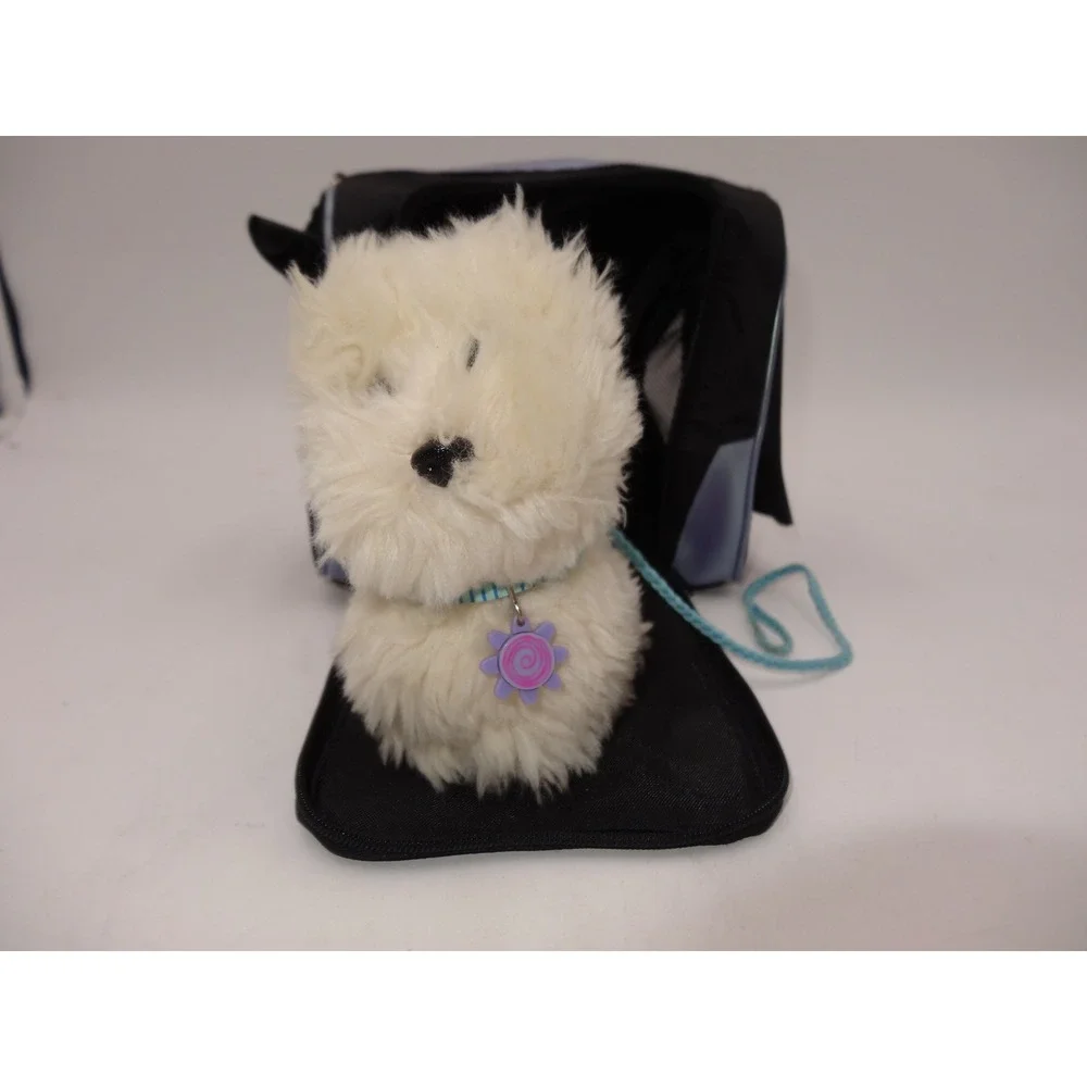 American Girl Coconut Dog Plush Carrier Jewelry and Service Vest Set